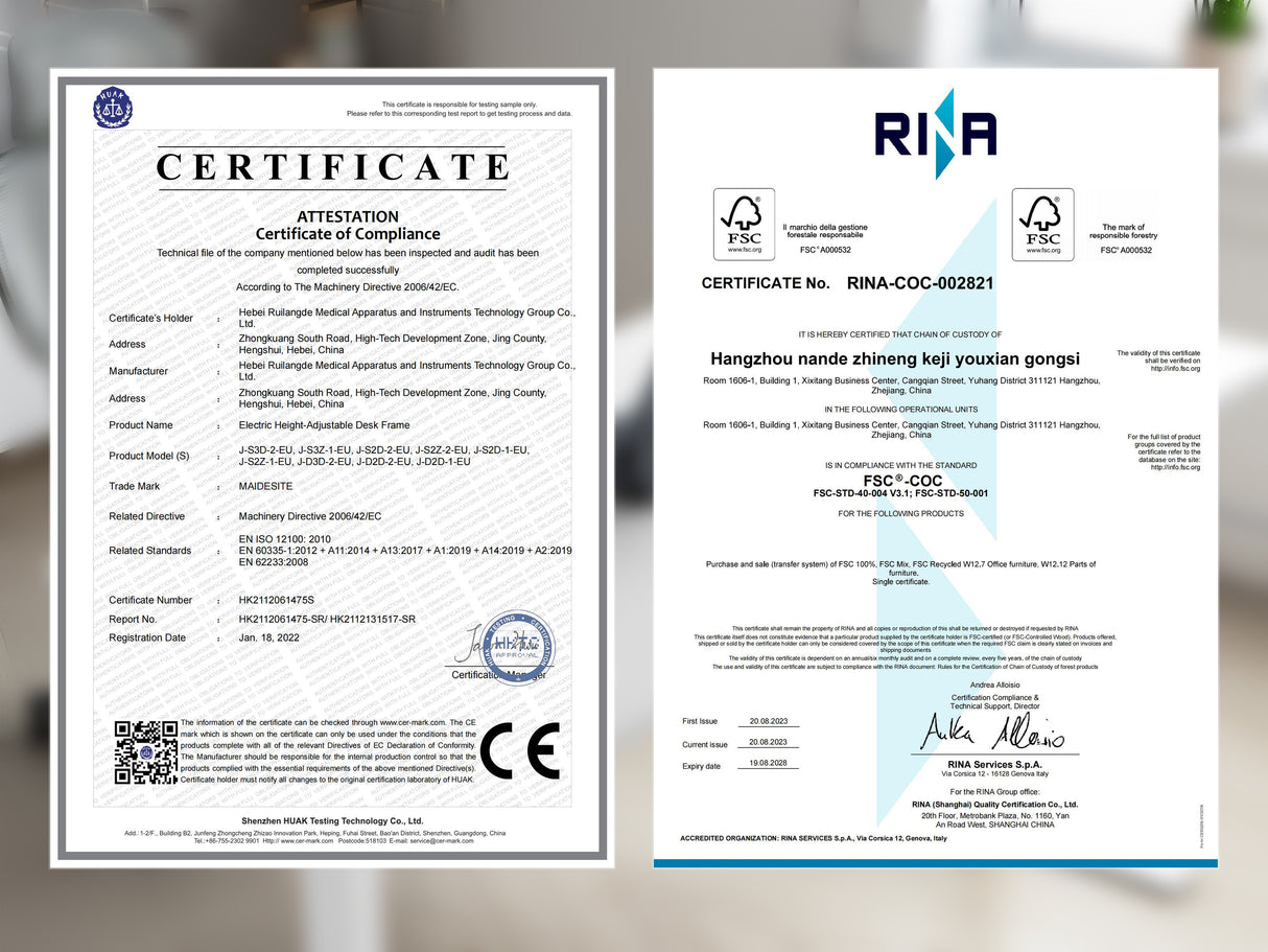 Maidesite Marco de Escritorio Elevable Regulable en Altura T2 Pro