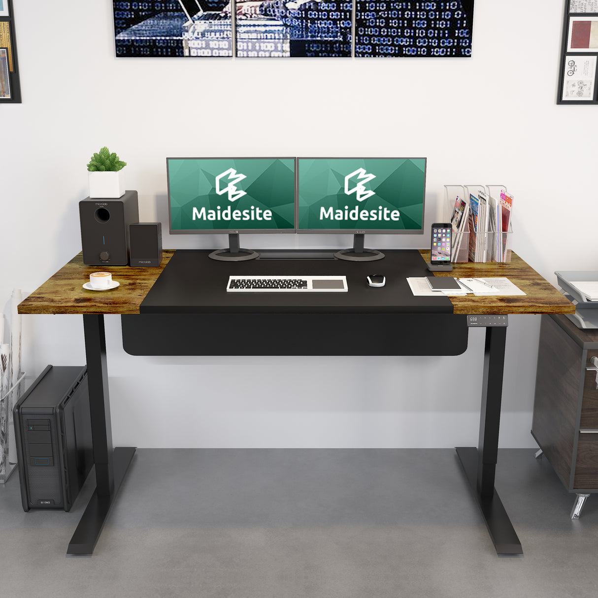 Escritorio ajustable en altura Maidesite S2 Pro 160x80cm es ideal para personas creativas como diseñadores y programadores