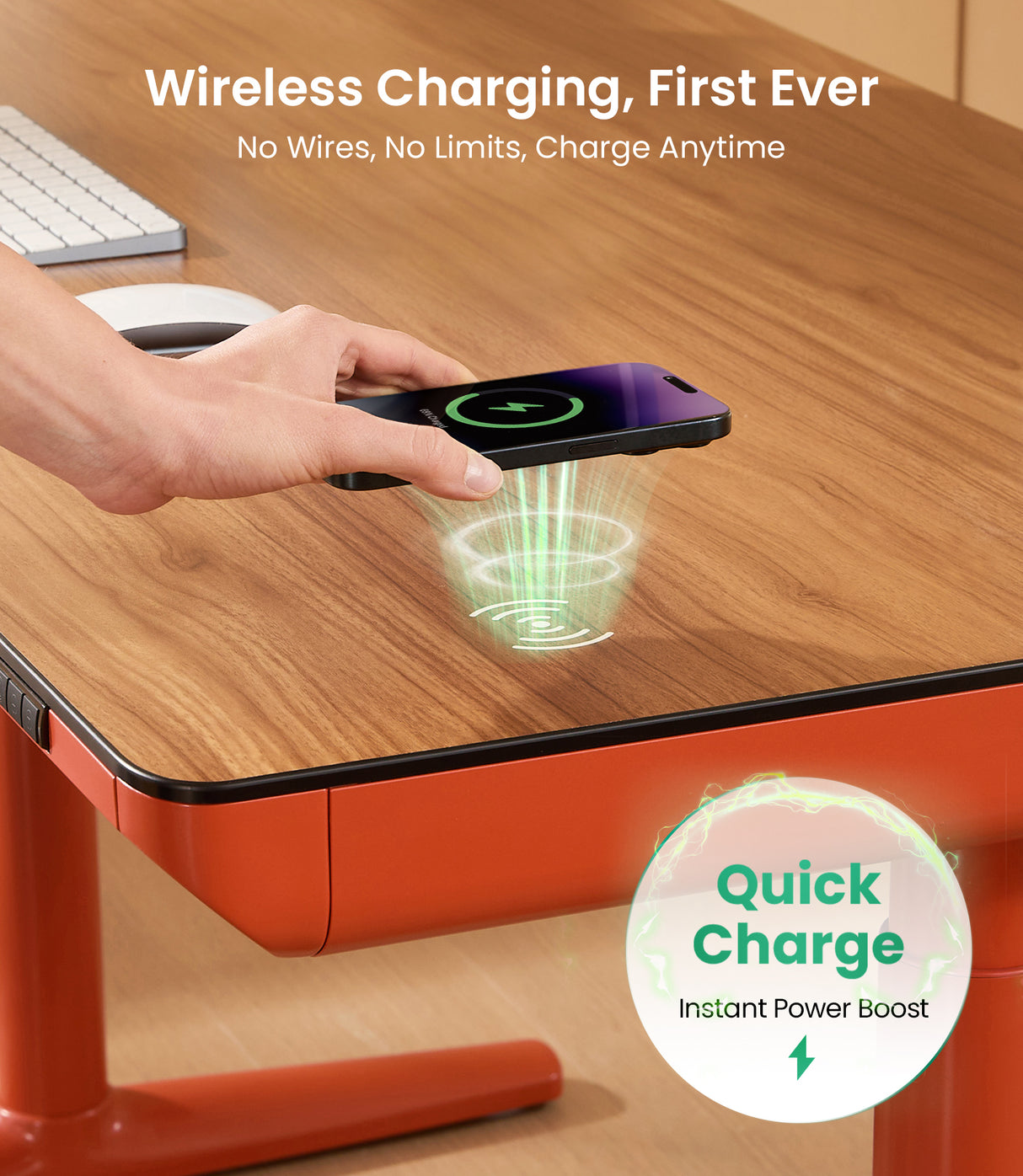 Maidesite Yoga - Escritorio regulable en altura con tablero