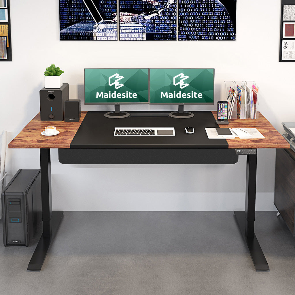 El escritorio eléctrico regulable en altura Maidesite SC2 Pro es ideal para programadores con varios monitores