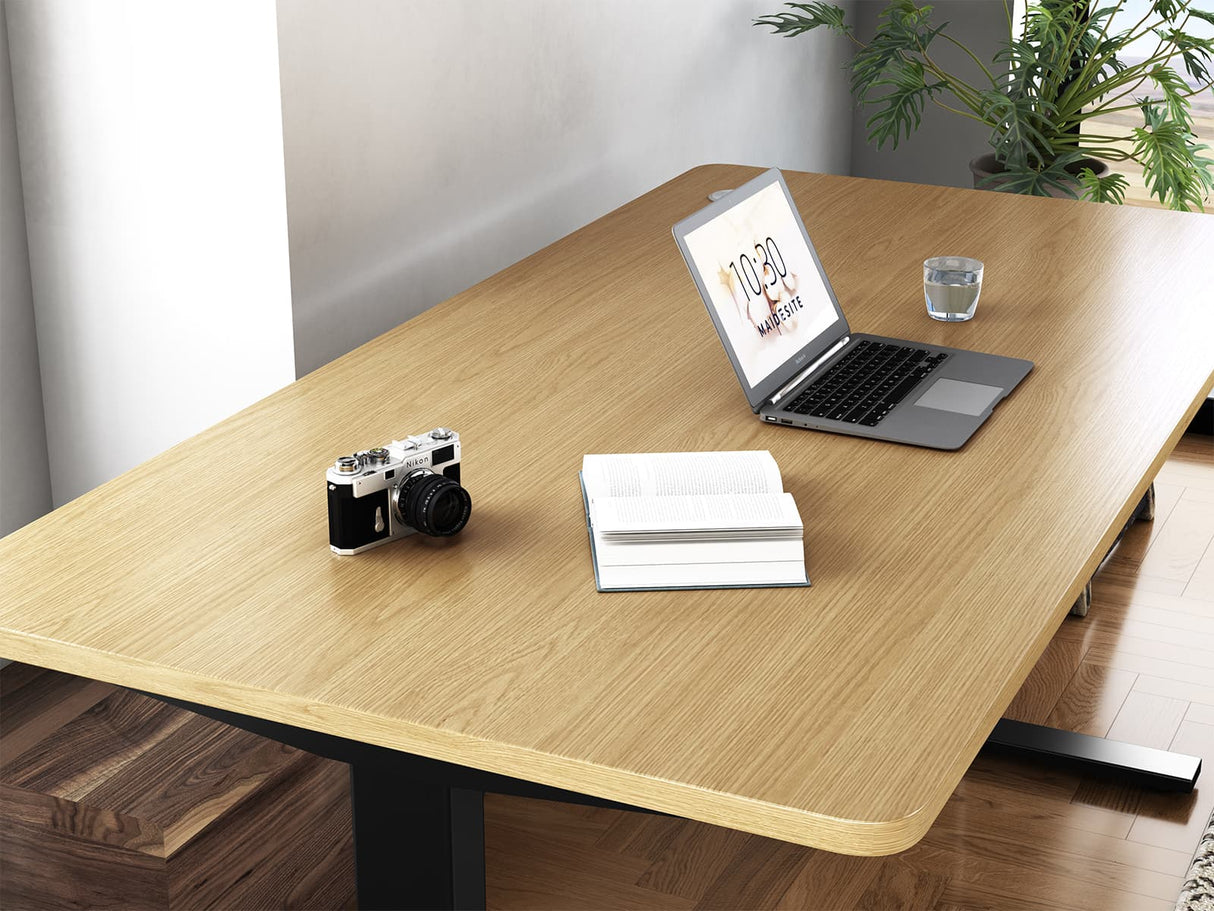 Maidesite T2 Pro Plus - Escritorio elevable eléctricopara personas de 5 a 6,3 pies de altura o baja