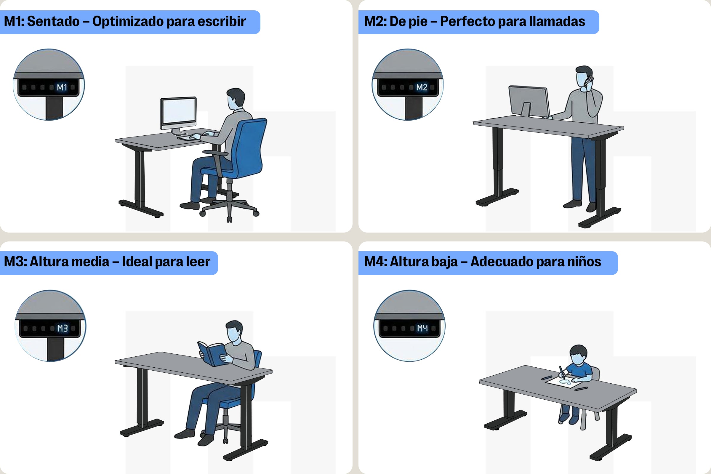 <p><strong>4 alturas memorizadas</strong></p>