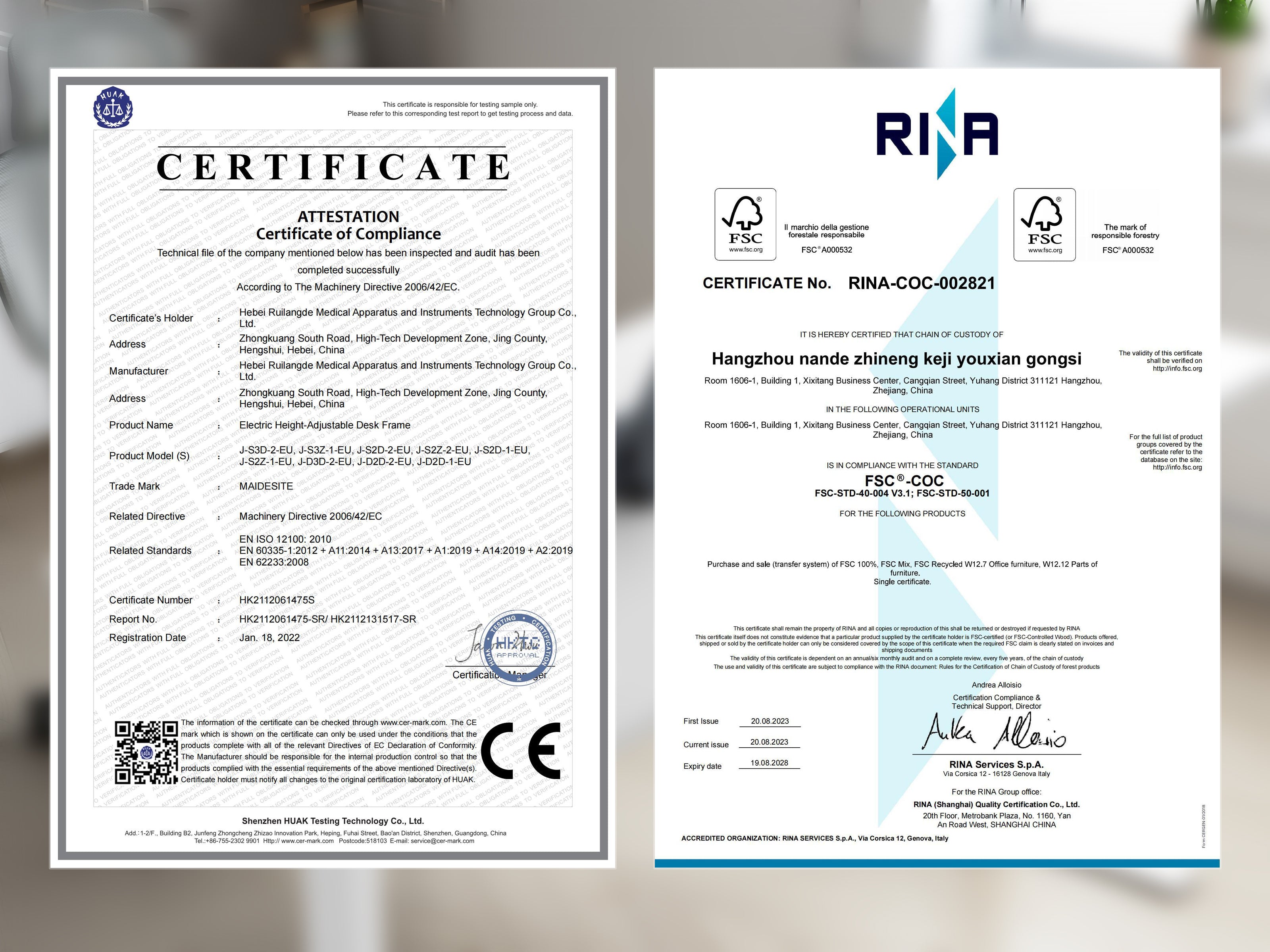 Maidesite Marco de Escritorio Elevable Regulable en Altura T2 Pro