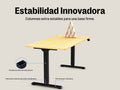 Maidesite Marco de Escritorio Elevable Regulable en Altura T2