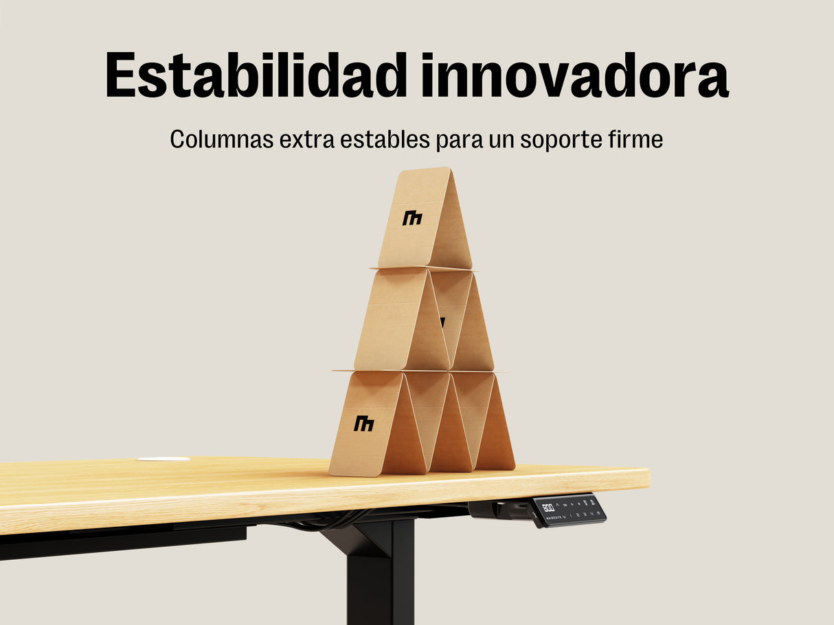 Maidesite Marco de Escritorio Elevable Regulable en Altura T2 Pro