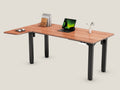 Escritorio en forma de L de Maidesite, modelo Canvas, con 4 patas de altura regulable