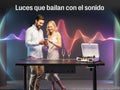 Escritorio Maidesite Rainbow de altura ajustable con tira de LED