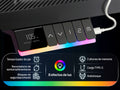 Escritorio Maidesite Rainbow de altura ajustable con tira de LED