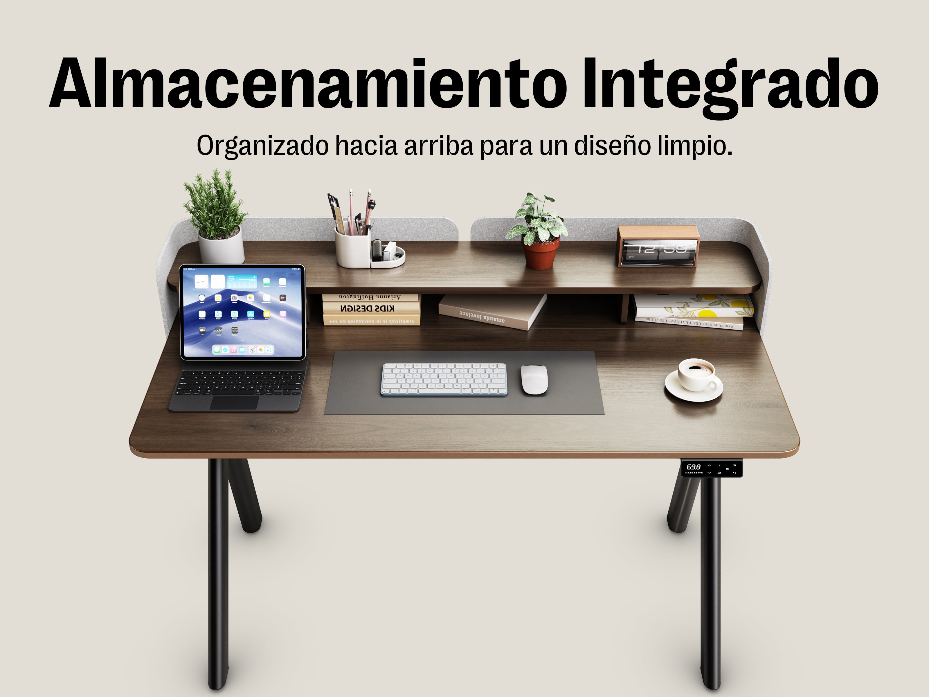 Maidesite Arborlift Desk - Escritorio Elevable 120 x 60 / 140 x 70 cm