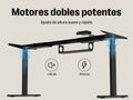 Maidesite TH2 Pro Plus/EL2 Plus Art-Marco de Escritorio Eléctrico Elevable en Altura
