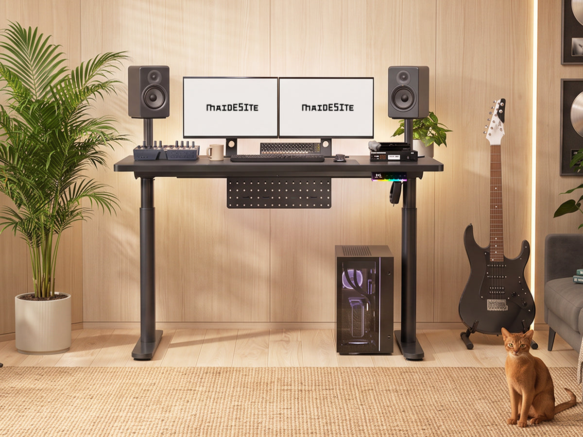 Escritorio Maidesite Rainbow de altura ajustable con tira de LED