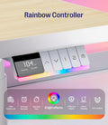 Escritorio Maidesite Rainbow de altura ajustable con tira de LED