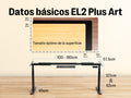 Maidesite TH2 Pro Plus/EL2 Plus Art-Marco de Escritorio Eléctrico Elevable en Altura