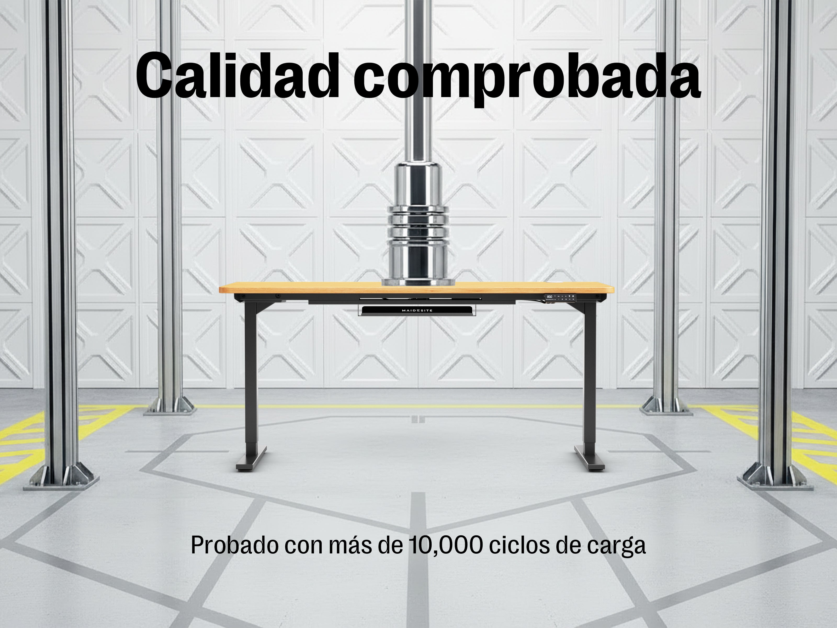 Maidesite Marco de Escritorio Elevable Regulable en Altura T2 Pro