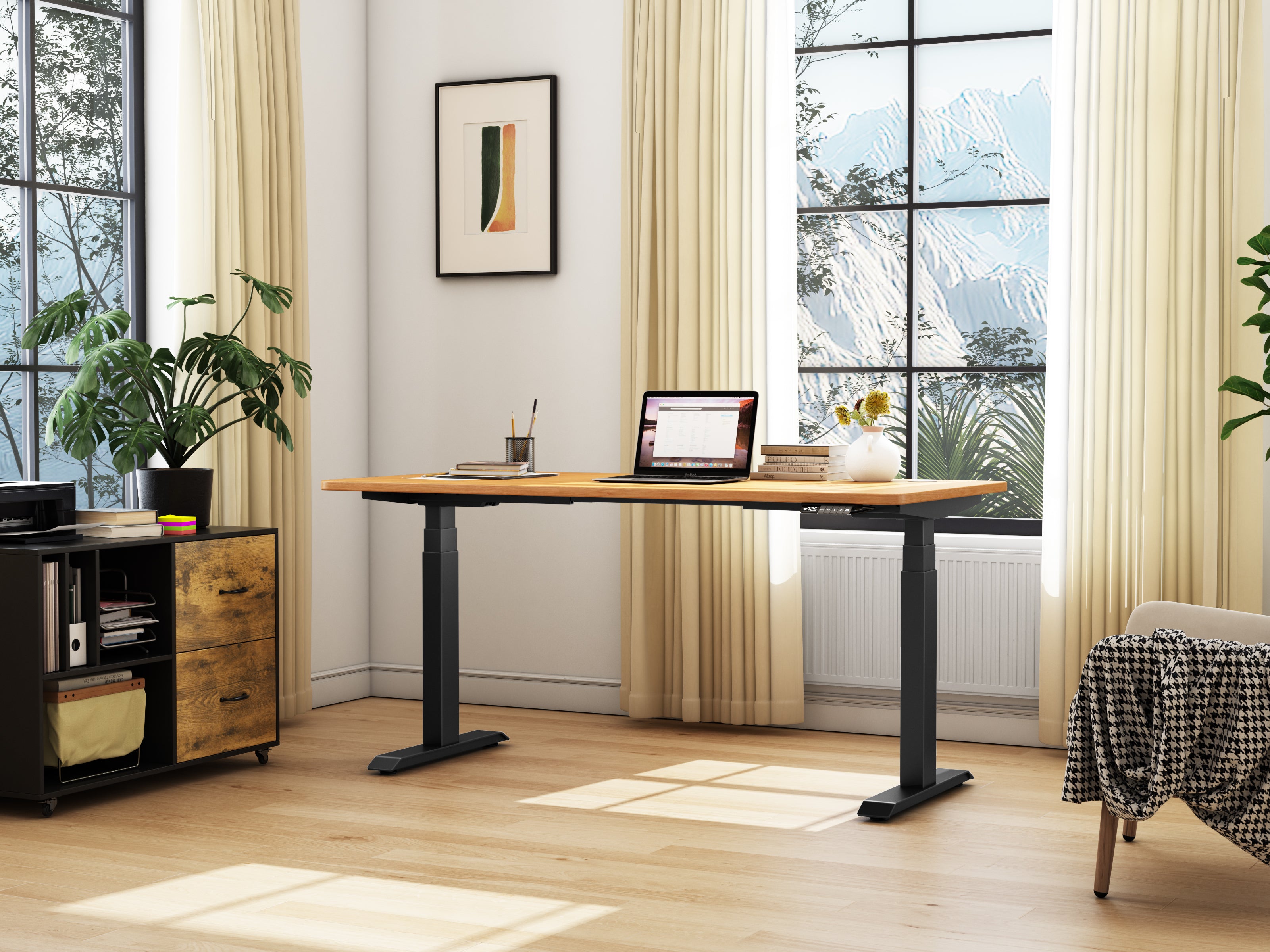 Maidesite T2 Pro Max - Base de escritorio eléctrica con altura ajustable