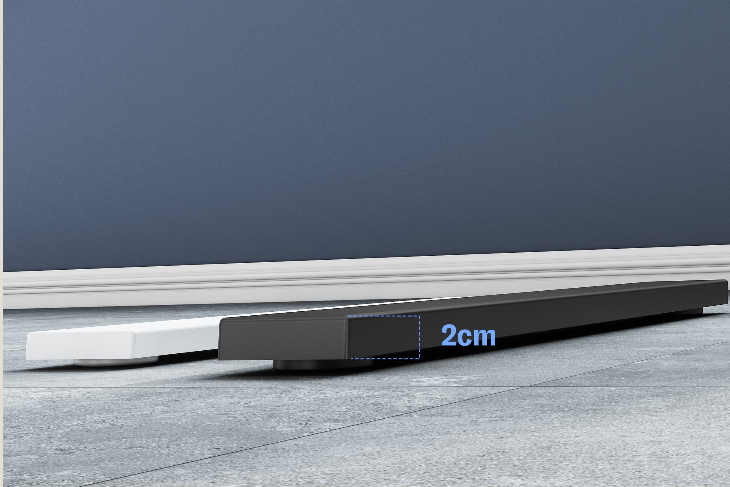 <h3>Pies de apoyo reforzados</h3>