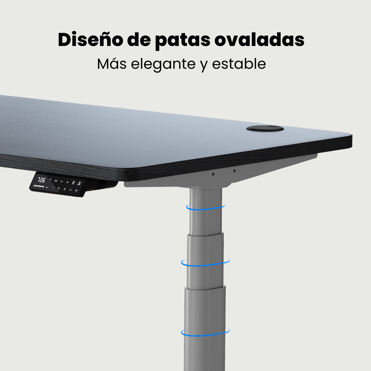 Maidesite TH2 Pro Plus escritorio elevable patas de 3 etapas para una mayor belleza y estabilidad