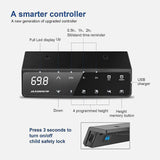 Escritorio elevable Maidesite SC2 Pro incluye un panel de control táctil con 4 alturas de memoria y puerto de carga USB, recordatorio de sentarse y pararse, sistema anticolisión