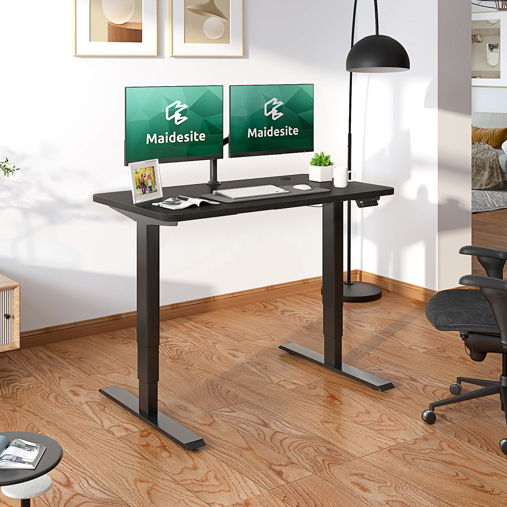 El escritorio eléctrico de altura regulable Maidesite SC1 Pro es ideal para programadores con varios monitores