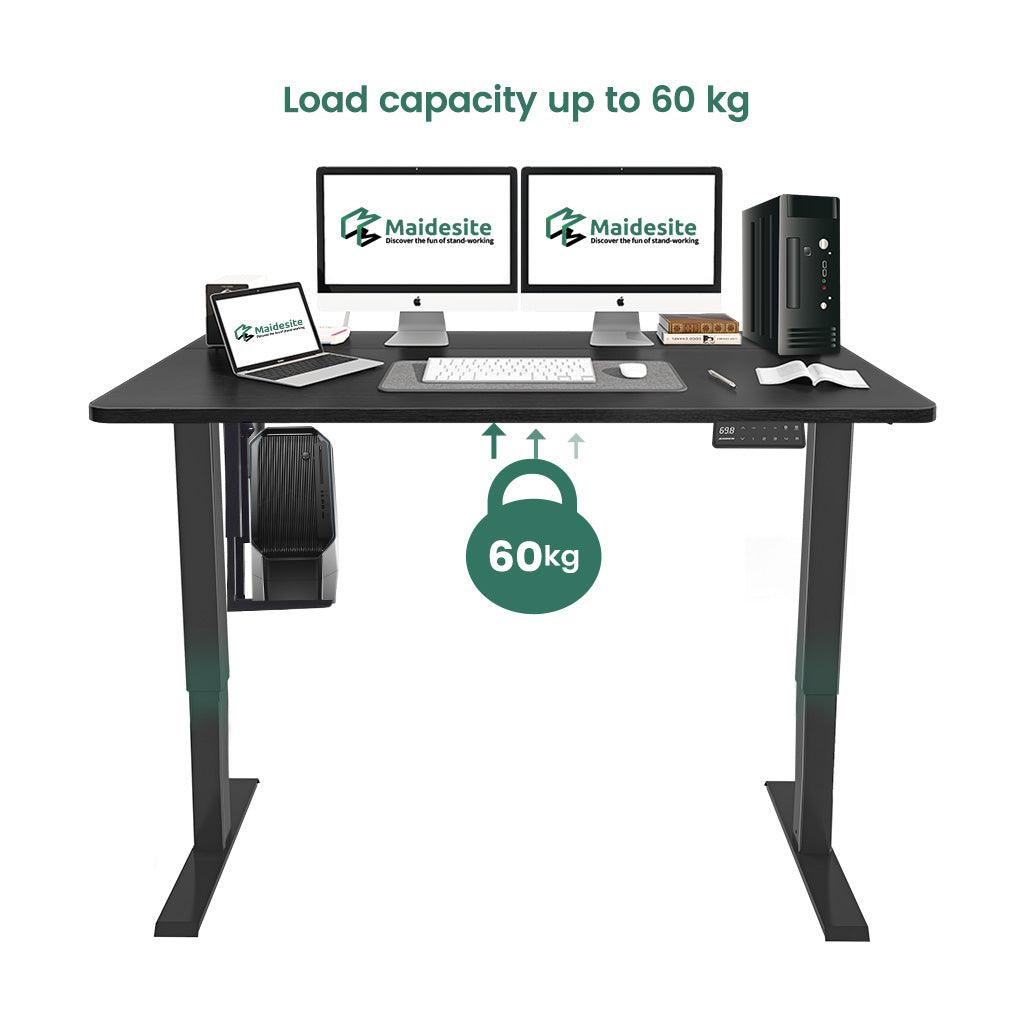 Maidesite T1 Basic- Bastidor de escritorio eléctrico regulable en altura con 60 kg de capacidad de carga
