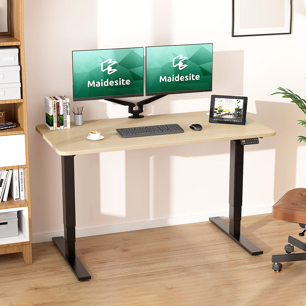 Maidesite S2 Pro Plus escritorio regulable en altura puede poner 2 monitores