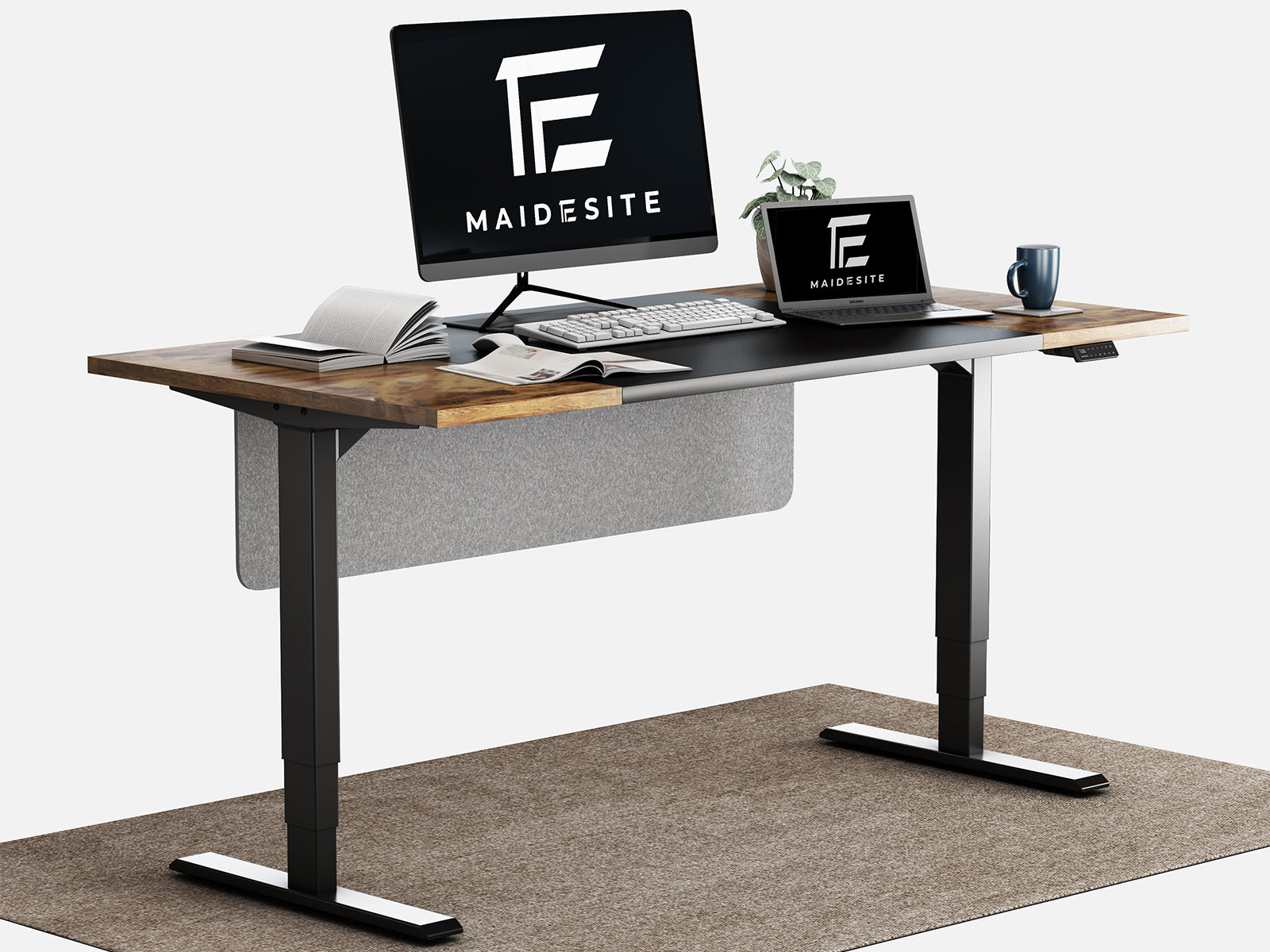 Maidesite SC2 Pro-Escritorio Eléctrico Elevable en Altura 180X80 cm