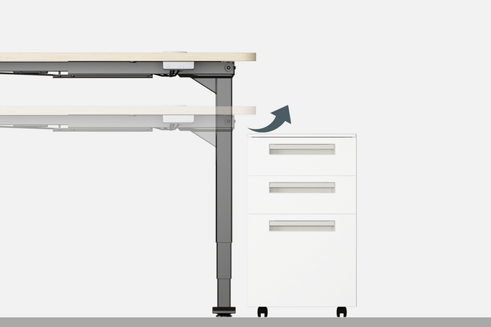 Escritorio elevable Maidesite T2 Pro Plus con función anticolisión para proteger muebles y mascotas de forma segura