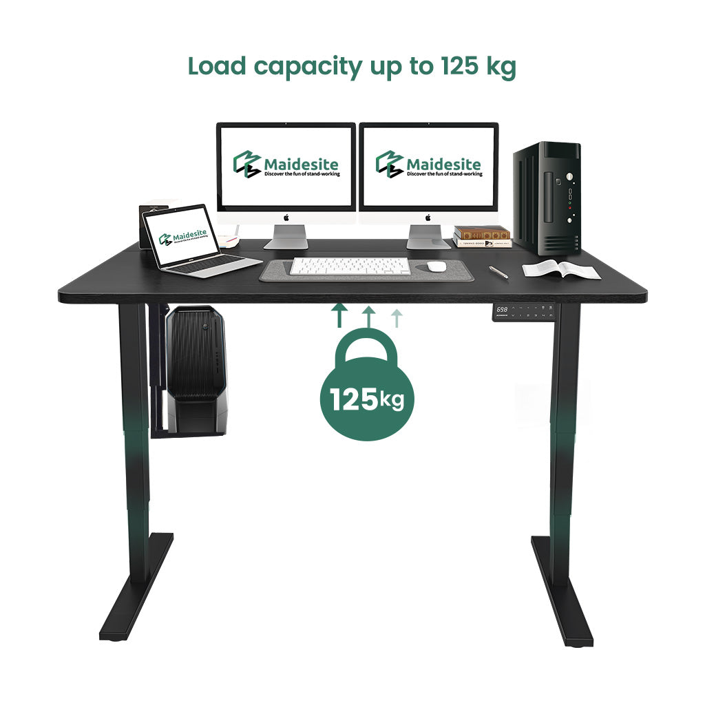 Capacidad de carga del bastidor de escritorio eléctrico regulable en altura Maidesite S2 Pro Plus de hasta 125 kg