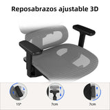 Maidesite silla ergonómica multifunción EC2 con soporte lumbar y reposacabezas