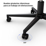 Maidesite silla ergonómica multifunción EC2 con soporte lumbar y reposacabezas