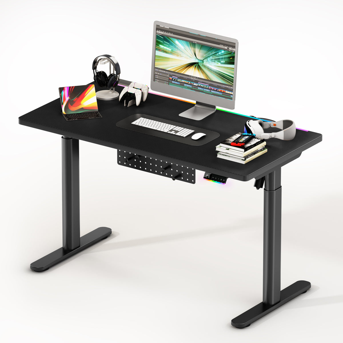 Escritorio Maidesite Rainbow de altura ajustable con tira de LED