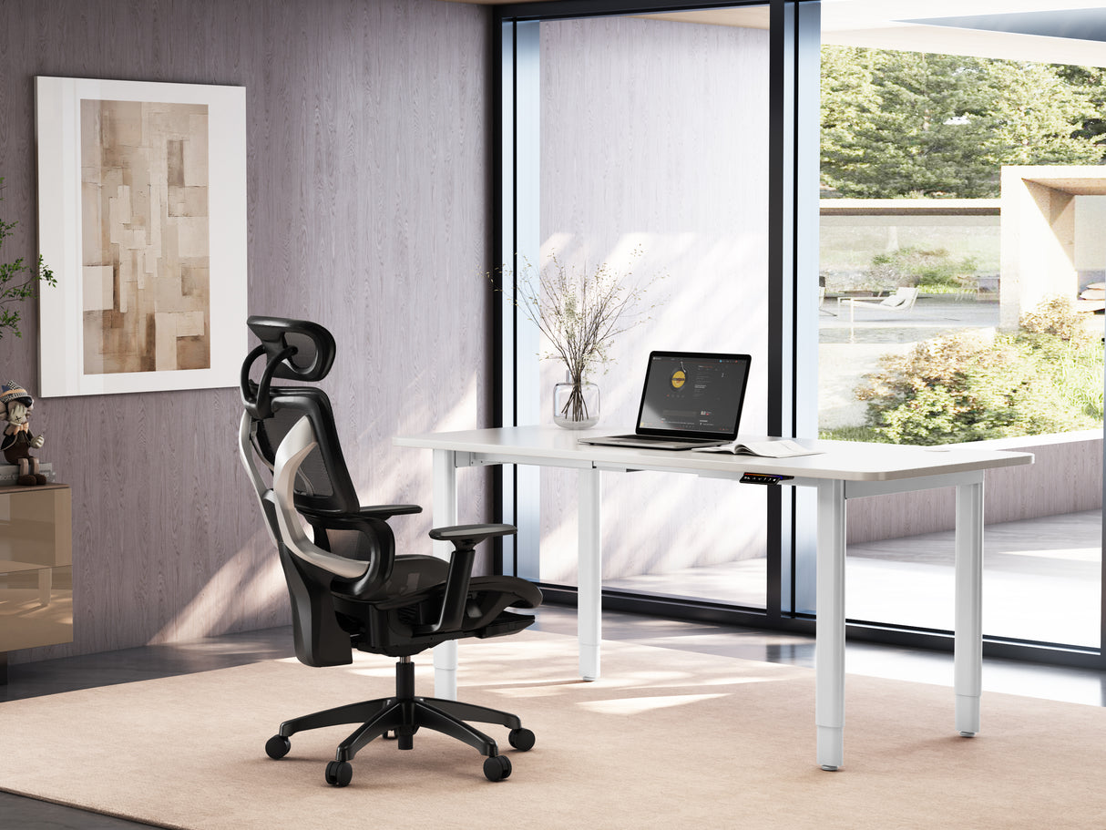 Maidesite T4 Pro Plus-Marco de Escritorio Eléctrico Elevable en Altura Doble Motor