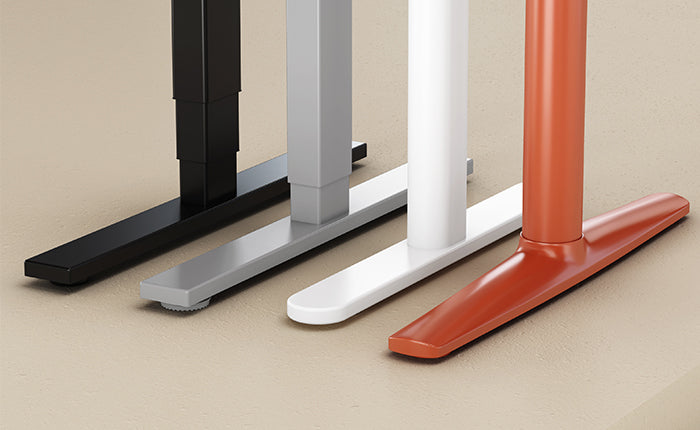 Estructura de mesa ajustable en altura