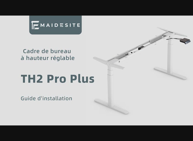 Marco de escritorio elevable Maidesite TH2 Pro Plus montar vídeo