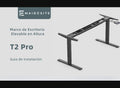 Maidesite Marco de Escritorio Elevable Regulable en Altura T2 Pro