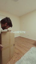 Escritorio en forma de L de Maidesite, modelo Canvas, con 4 patas de altura regulable