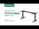 Maidesite T2 Pro Max - Base de escritorio eléctrica con altura ajustable